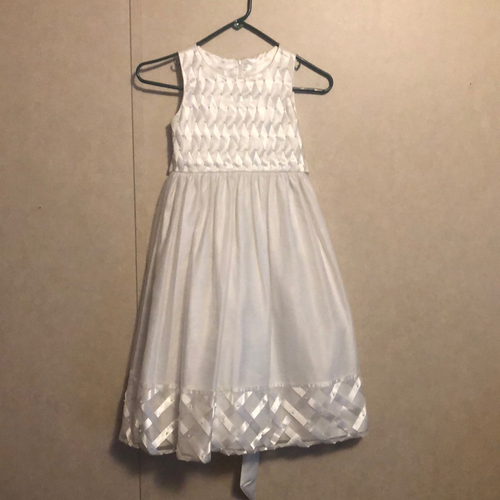 Beaded top Flowergirl dress